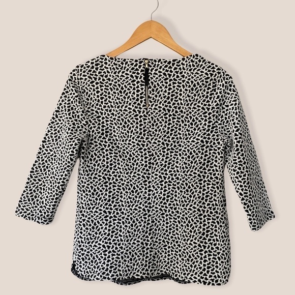 Alfred Sung Stretch 3/4 Sleeve Textured Top - Picture 6 of 10